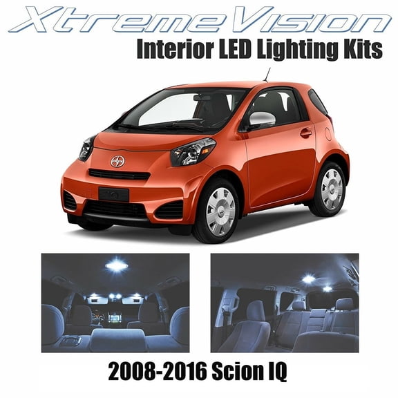 XtremeVision LED for Scion IQ 2008-2016 (4 Pieces) Cool White Premium Interior L