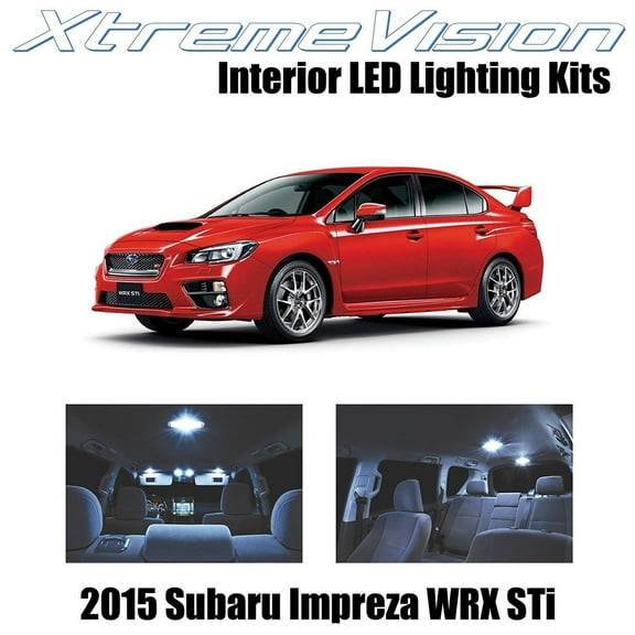 XtremeVision LED for Subuaru Impreza WRX STI Sedan Hatchback 2015+ 6 Pieces Cool White Premium Interior LED Kit Package + Installation Tool