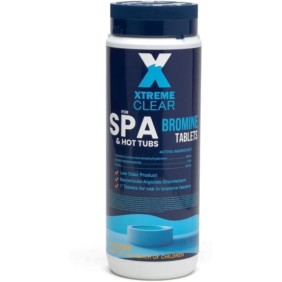 XtremeClear™ 1” Pool & Spa Water Care Tablets, Fast-Dissolving Formula, 1.5 lbs