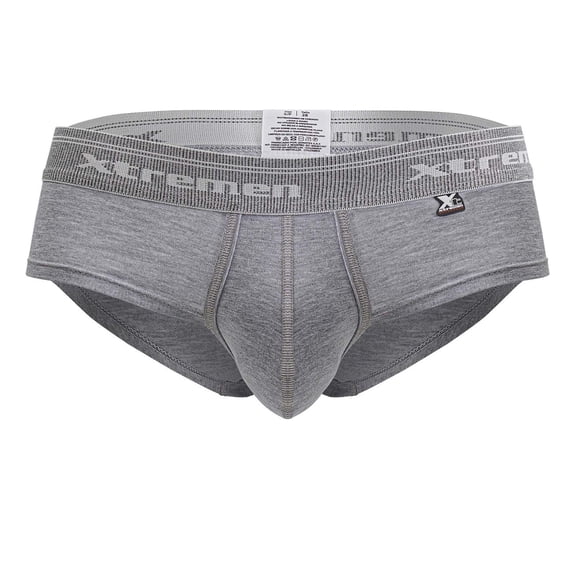 Xtremen Fashion Underwear 41315 Cotton Blend Briefs Color Jasper Gray Size L
