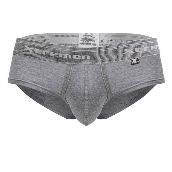 Xtremen Fashion Underwear 41315 Cotton Blend Briefs Color Jasper Gray Size S