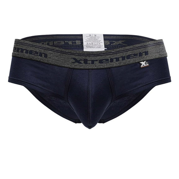 Xtremen Fashion Underwear 41315 Cotton Blend Briefs Color Navy Size L