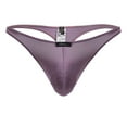 thumbnail image 1 of Xtremen Fashion Underwear 91238 Microfiber Thongs Color Blackberry Size S, 1 of 5