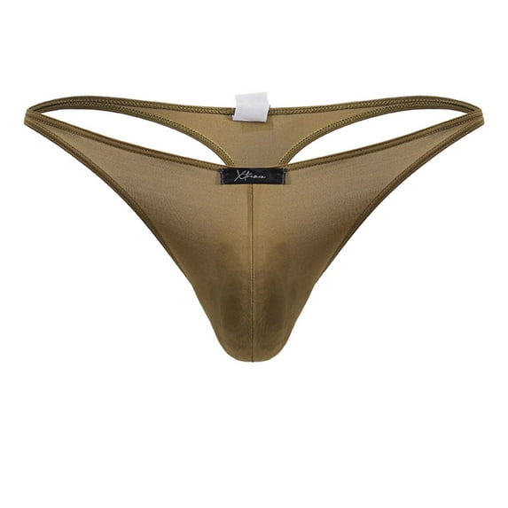 Xtremen Fashion Underwear 91238 Microfiber Thongs Color Brown Size S