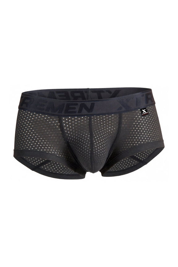 Style 91252 Microfiber Mesh Trunks Color Gray Size L