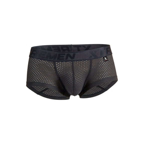 Xtremen Style 91252 Microfiber Mesh Trunks Color Gray Size XL