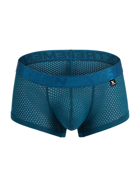 Style 91252 Microfiber Mesh Trunks Color Petrol Size S