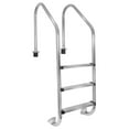 thumbnail image 1 of XtremepouwerUS 3-Step Swimming Pool Ladder, Non-Slip Steps Ladder, In-Ground Stainless Steel Step for Indoor/Outdoor Pool, Easy Assembly and Climbing (3 Step), 1 of 9