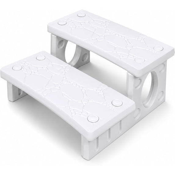 XtremepowerUS, Spa Step, Heavy Duty Hot Tub, Anti-Slip, White - Walmart.com