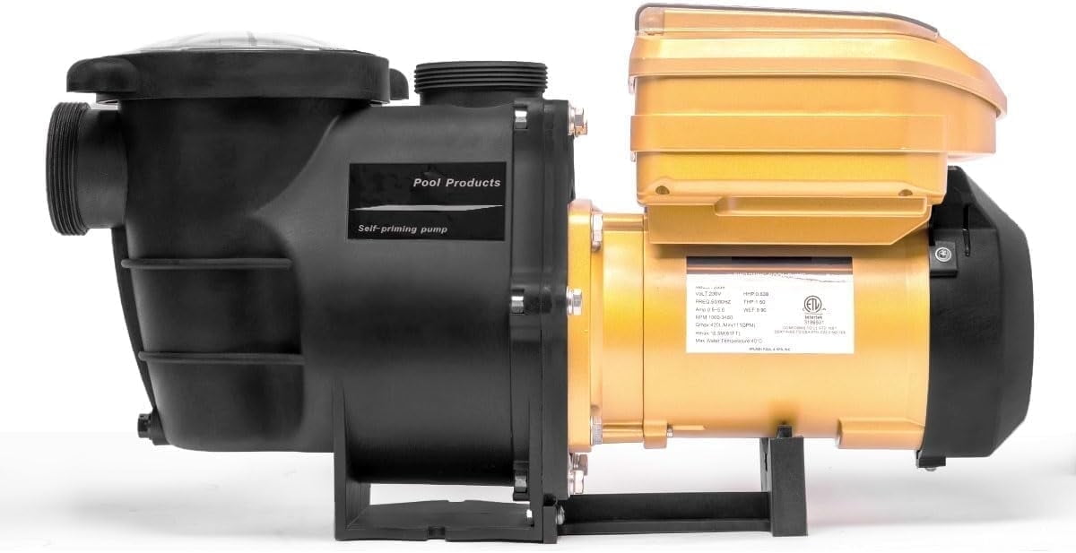 XtremePowerUS 1.5HP Variable Speed Inground Pool Pump, High