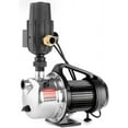 thumbnail image 1 of XtremepowerUS 1.6HP Portable Shallow Well Pump, 1268 GPH 120V With Controller, Stainless Steel, For Sprinkler, Irrigation, Garden, Lawn Water Transfer, 1 of 8