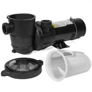 XtremepowerUS 1.5HP 5400GPH, High Flow, Single Speed Above-Ground Pool Pump, With 1.5" NPT & Large Filter Basket, 115V