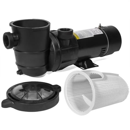 XtremepowerUS 1.5HP Above Ground Pool Pump, Single Speed, 5400GPH, Energy Efficient, 115V