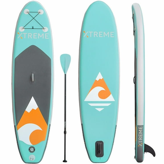 XtremepowerUS Inflatable Stand Up Paddle Board for Adult, Ultra-Light Paddleboard with SUP Accessories