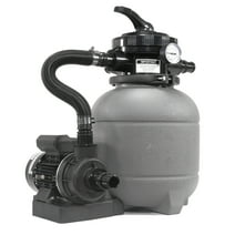 XtremepowerUS 12" Sand Filter Above-Ground Pool Pump Swimming Pool with Stand (Filter Media Included)