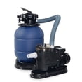 thumbnail image 1 of XtremepowerUS Sand Filter Pump 13" 2400GPH .75HP Pool Filter Pump for Above Ground Pools, 4-Way Valve, 1 of 7