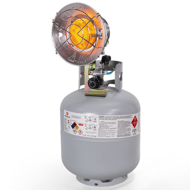 XtremepowerUS 15,000 BTU Propane Tank Top Infrared Heater Safety Shut