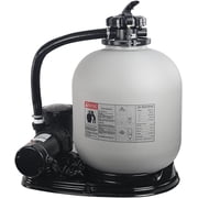 XtremepowerUS 19" Sand Filter Pump System 4500 GPH 1.5HP Above Ground Pool Pump w/ 7-Way Valve (No Adapters Included)