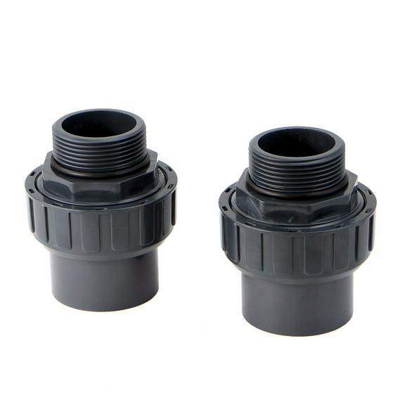XtremepowerUS 2 Union Plumbing Joints Connector 1.5"MPT x 2"Slip, Replacement