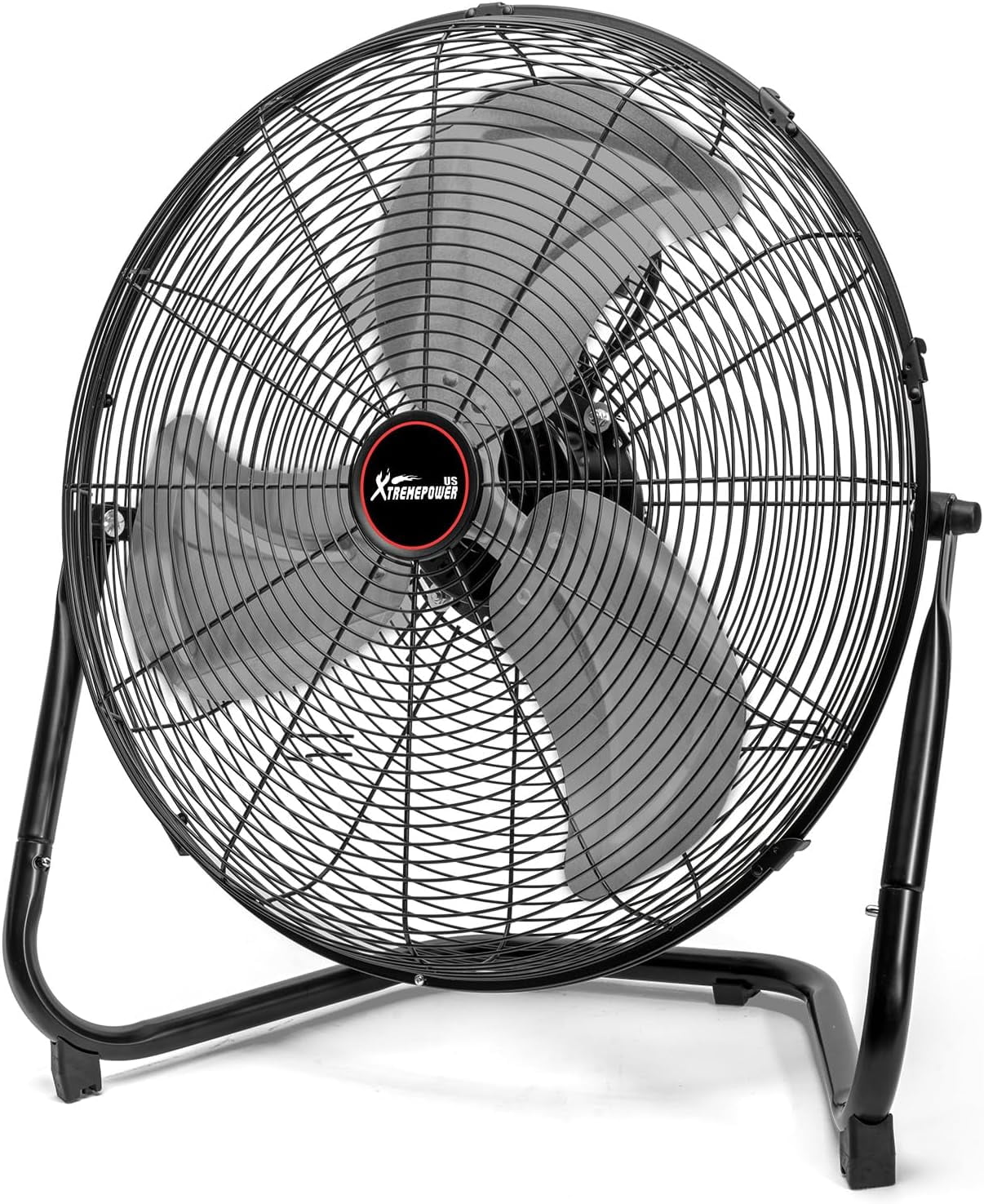 XtremepowerUS 20-Inch Floor & Wall Mount Fan, 2-in-1 High Utility Fan, 3-Speed 120W Motor, 5000 CFM Airflow, Heavy Duty Indoor Fan for Home, Garage, Workshop
