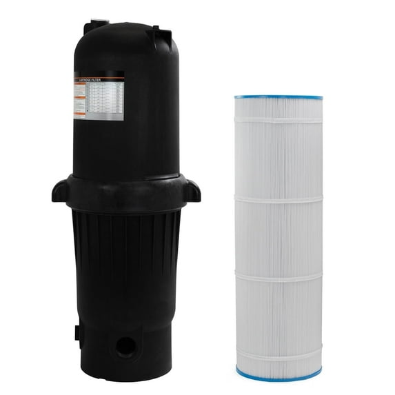 XtremepowerUS Pool Cartridge Filter System 200 Sq. Ft. Above Ground for Pool/Spa Up to 120,000 Gal