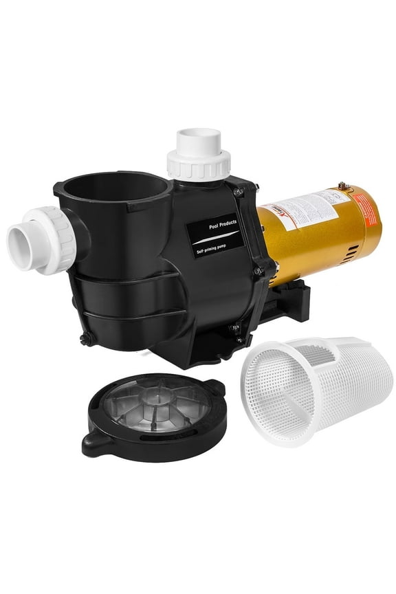 2HP In-Ground Swimming Pool Pump with 1-Phase 2-Inch Inlet and Dual Watt 230V High Flow