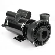 XtremepowerUS 2HP Spa Pump Side Discharge Pump 220Volt 2-Speed Motor 2" Circulating Pump, Black