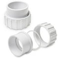 thumbnail image 1 of XtremepowerUS 2pc Union Fitting for Pool Pump, 2" NPT x 1.5" & 2" Slip PVC, 2 Pack, 1 of 8