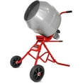 thumbnail image 1 of XtremepowerUS 4.6 Cubic Ft. Concrete Mixer, 1/2HP 560W Electric Cement Mixer Machine For Stucco With Wheel & Stand,Cement Mixing Tools For Mortar, Stucco & Fodder, 1 of 6