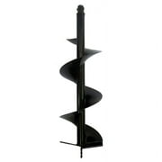 XtremepowerUS Earth Auger Drill Bits 4" 6" 8" 10" 12" For Gas Powered Auger Post Hole Digger 4" Hole Inner Diameter 3/4" Shaft