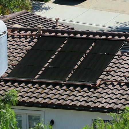 XtremepowerUS Solar Pool Heater Panel System for Above Ground Pools, SolarPoolHeater, 4x20 ft