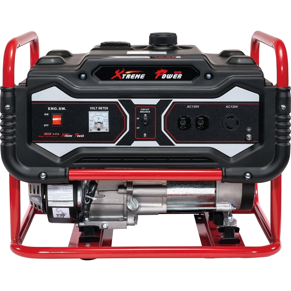 XtremepowerUS 4000-Watt Gas-Powered Generator Engine Camping 4 Cycle Gasoline Air Cooled OHV (EPA)