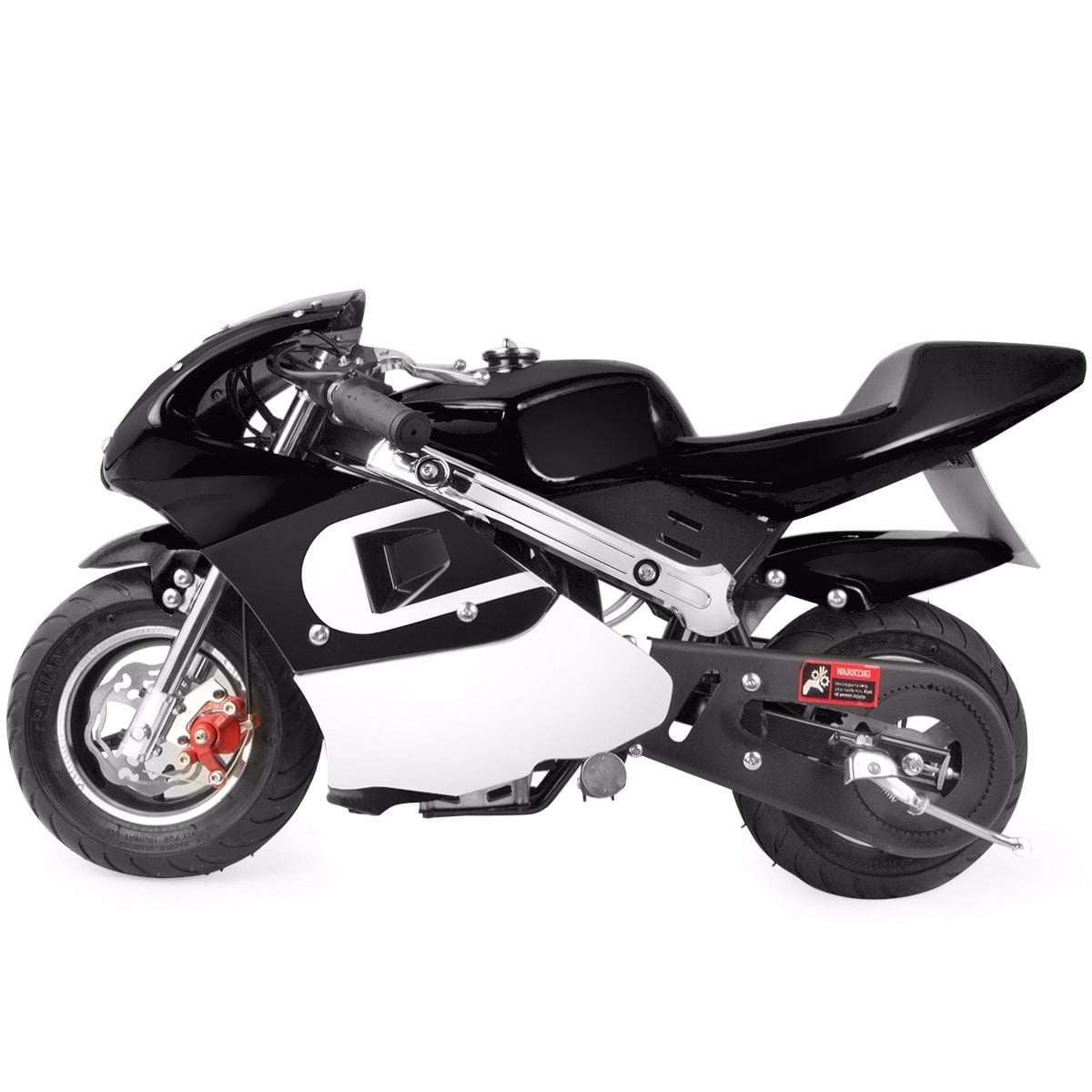 XtremepowerUS Kids Mini Motorcycle Gas Powered Pocket Bike 40cc 4-Stroke Ride On Black