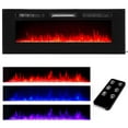 thumbnail image 1 of XtremepowerUS Electric Fireplace 50" Recessed & Wall Mounted, Thin Fit & Low Noise, Fit for 2 x 6 Stud, Remote Control with Timer, Touch Screen, Adjustable Flame Colors & Speed, 1 of 9