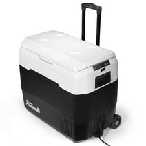 XtremepowerUS 53 Quarts Cooler with Built-in Bluetooth Electric Freezer Portable Iceless Camping