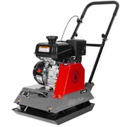 XtremepowerUS 6HP Plate Compactor Gas Powered Vibration Compaction Force Equipment w/ Handle