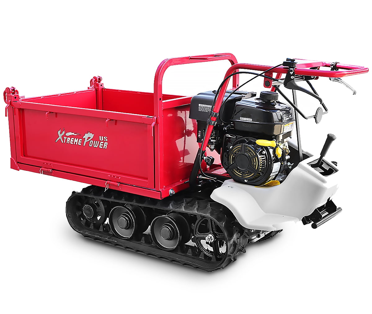 XtremepowerUS 7HP Wheelbarrow 850 lbs Capacity 212cc GasPowered