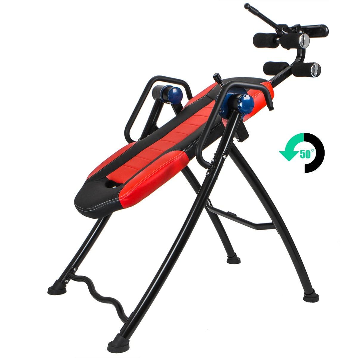 XtremepowerUS Chiropractic Gravity Inversion Therapy Table Fitness ...