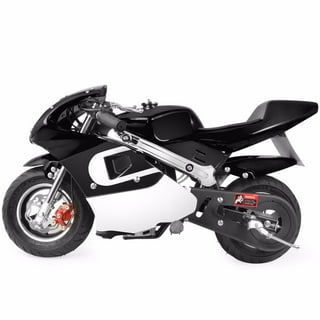 XtremepowerUS 99cc Mini Dirt Bike Gas-Powered 4 Stroke Pocket Bike Pit  Red/Black