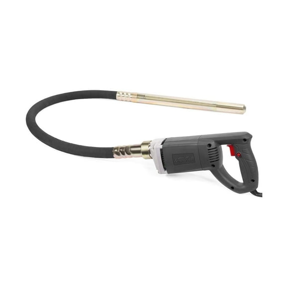XtremepowerUS Handheld Concrete Vibrator, 1HP 5,000VPM, 5' Flexible Shaft, Great For Air Bubble Removal & Mixing Concrete