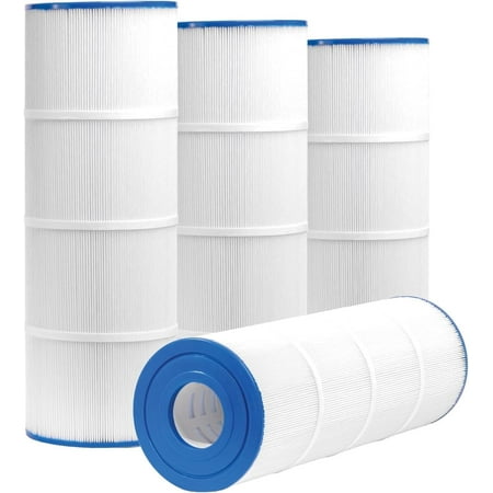 XtremepowerUS PLF90A 4-Pack Pool Filter Replaces Hayward C900, CX900RE, Pleatco PA90, Unicel C-8409, Filbur FC-1292, Sta-Rite PXC95, 17 3/8" x 8-15/16", 4x90 Sq. Ft.