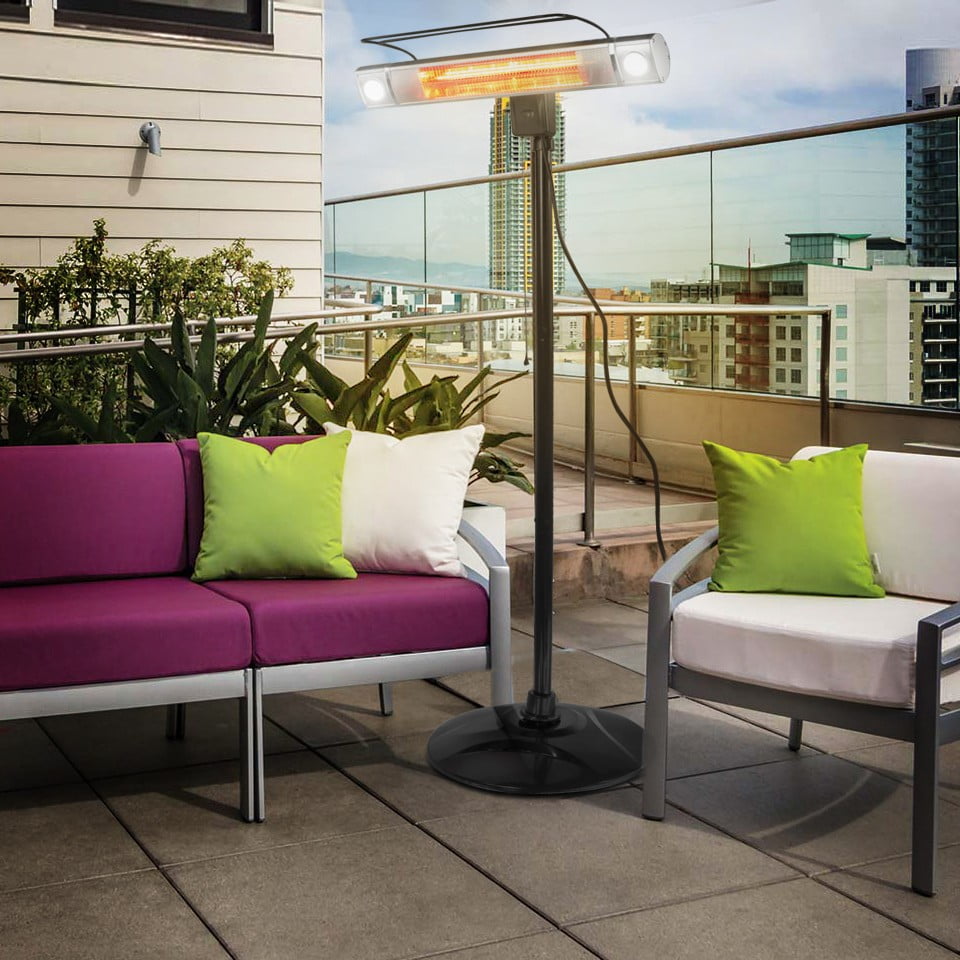 XtremepowerUS Patio Garden 1500 Watt Wall or Standing Outdoor Electric