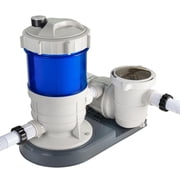 XtremepowerUS 1800 GPH Pool Cartridge Filter Pump System, 25 Sq Ft Above Ground Pool Filter, 115V, 1.5" Ports with Hoses & Intex Adapters