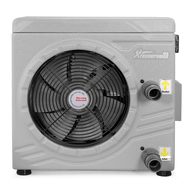 XtremepowerUS Electric Heat Pump for Outdoor Swimming Pools, Above