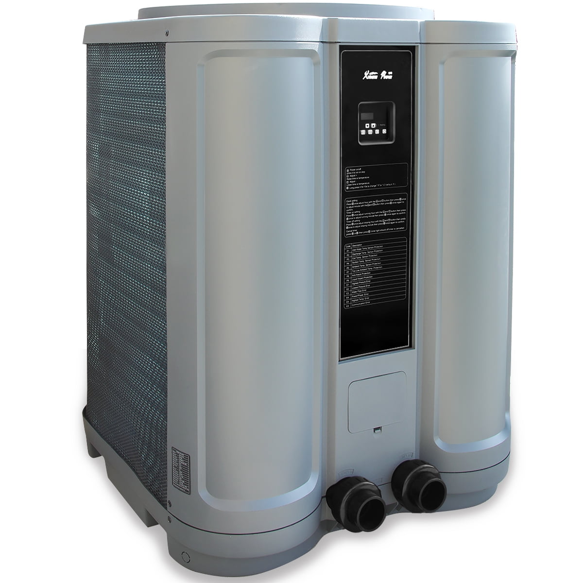 XtremepowerUS Premium 53 000BTU Super Quiet Heat Pump Titanium