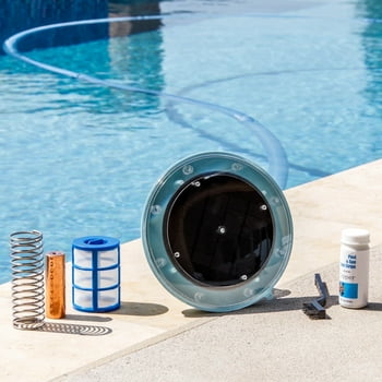XtremepowerUS Solar Pool Water Care System for Above-Ground & In-Ground Pools, Up to 35,000 Gallons