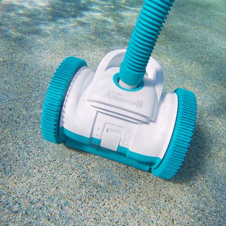XtremepowerUS Suction Side Swimming Pool Automatic Cleaners Wall Climbing Pool Vacuum for In-Ground Pool Cleaning Hose Set