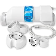 XtremepowerUS T-3 Replacement Salt Chlorination Cell for Pools Up to 15,000 Gallons, Salt Cell with Temperature Sensor, 2-Inch Unions, Compatible with AquaRite & AquaLogic