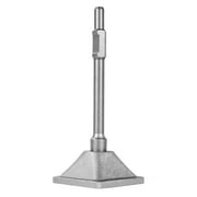 XtremepowerUS 1-1/8 Hex Shank 17 Alloy Steel Tamper Shank and Plate, Chisel Bit for Electric Demolition Hammers & Jack Hammers, 6 x 6 Plate