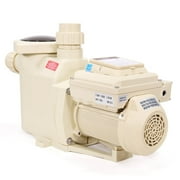 XtremepowerUS 1.5HP 7260 GPH High Flow, Variable Speed Inground Pool Pump, Energy Star Certified, With 1.5" & 2" Fitting Adapters Included, Large Strainer Basket, 230V
